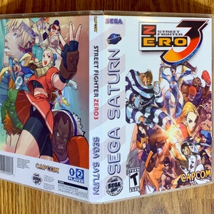 Street Fighter Zero / Alpha 3 US - Sega Saturn Custom Game Case