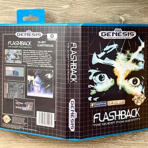 Flashback - SEGA Genesis / Mega Drive - New Blue Game Case - No Cartridge or Manual