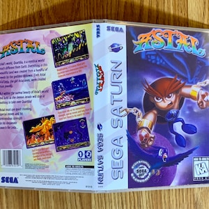 Astal - Sega Saturn Custom Game Case