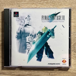 Final Fantasy Vii Ps1 Case - Etsy