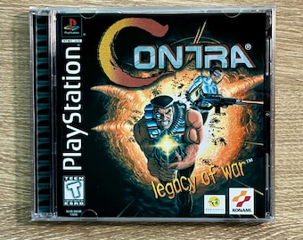 Contra: Legacy of War - PlayStation 1 - New Replacement Game Case - No Manual or Game Disc -