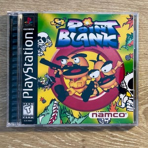 Point Blank - Estojo personalizado para PlayStation 1 (jogo não incluído)