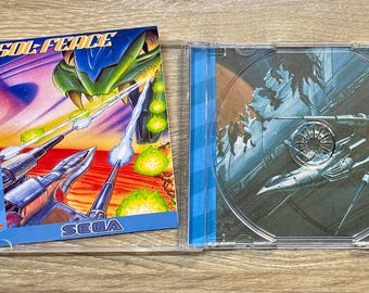 Sol Feace - Sega CD Custom Game Jewel Case - Free Shipping - No Disc/Manual