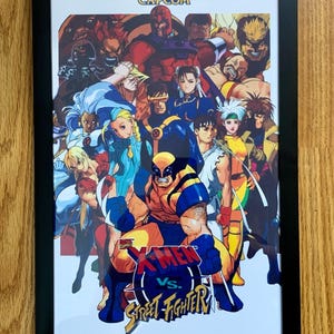 X Men Vs Street Fighter Poster - Etsy
