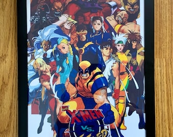 X-men Vs Street Fighter Poster - CPS2 - Etsy