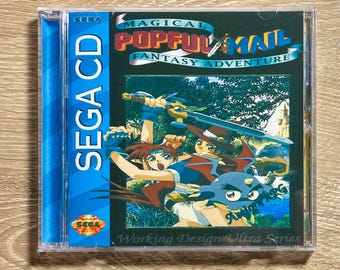 Popful Mail - Sega CD Custom Game Jewel Case - Free Shipping - No Disc/Manual