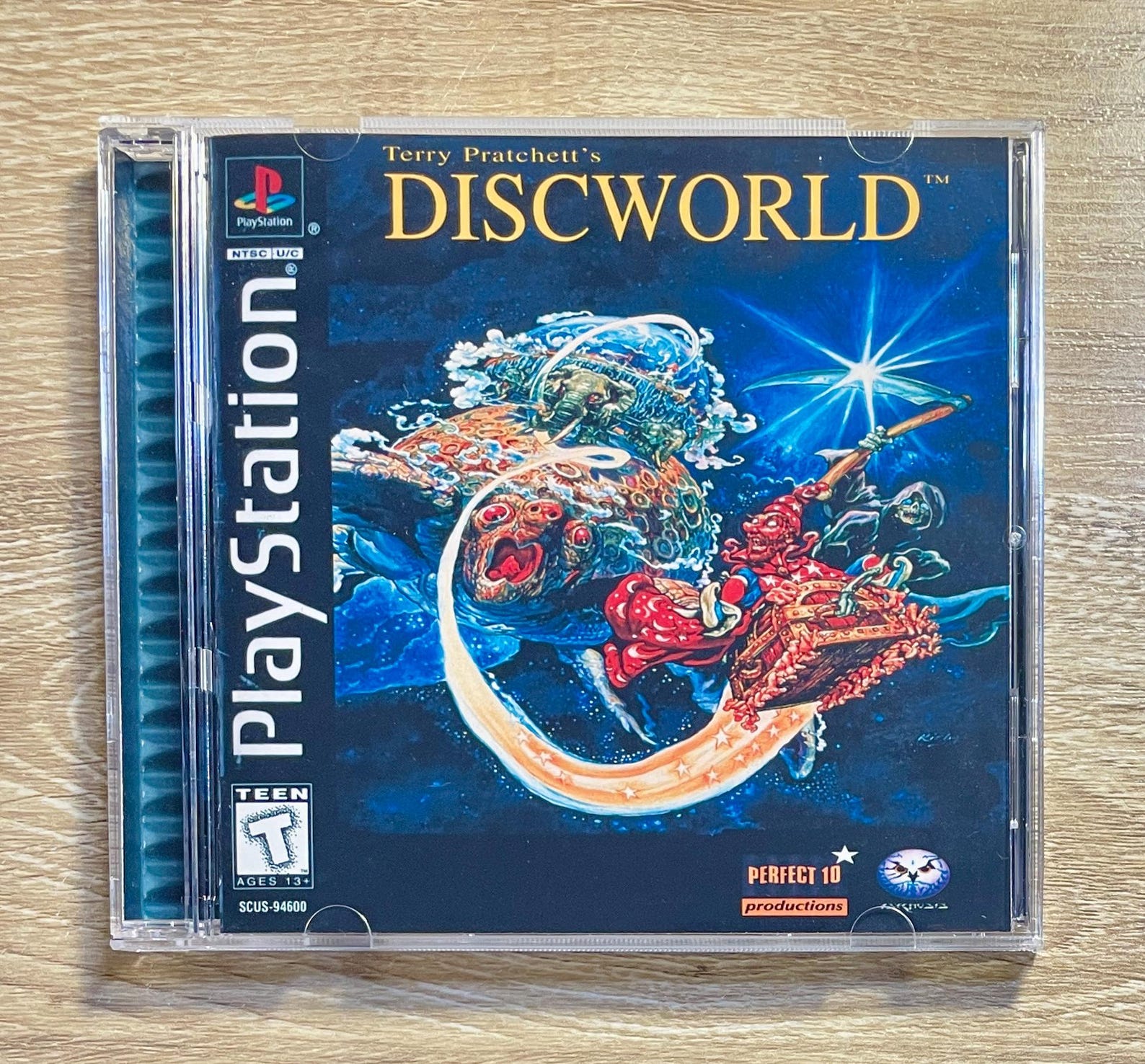 Terry Pratchett's Discworld - Playstation 1 - Custom Replacement Game ...