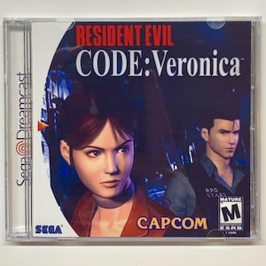 Resident Evil: Code Veronica - Sega Dreamcast Custom Game Case - No Manual - Free Shipping
