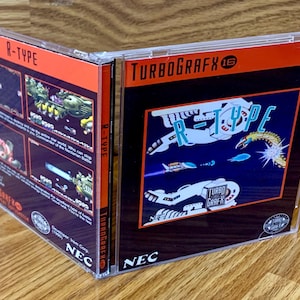 R Type - Custom TurboGrafx 16 New Replacement Game Case Only - Free Shipping