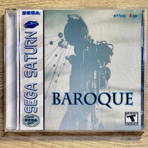 Baroque - Sega Saturn Custom Jewel Game Case - No Disc/Manual - Free Shipping
