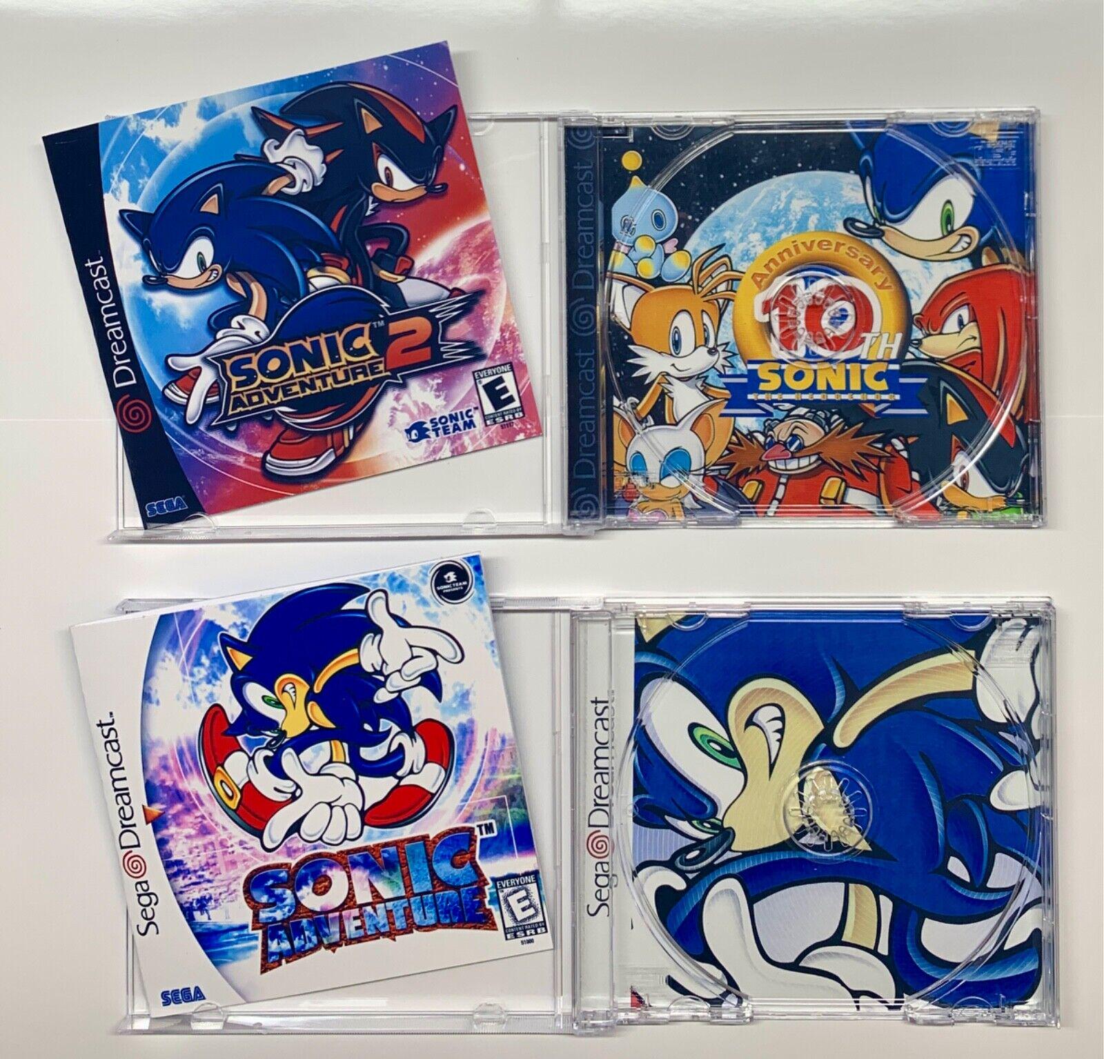 Sonic Collection SEGA DREAMCAST - Sonic Adventure 1 & 2 + Sonic Shuffle / Repro Sonic Collection SEGA DREAMCAST - Sonic Adventure 1 & 2 + Sonic Shuffle / Repro