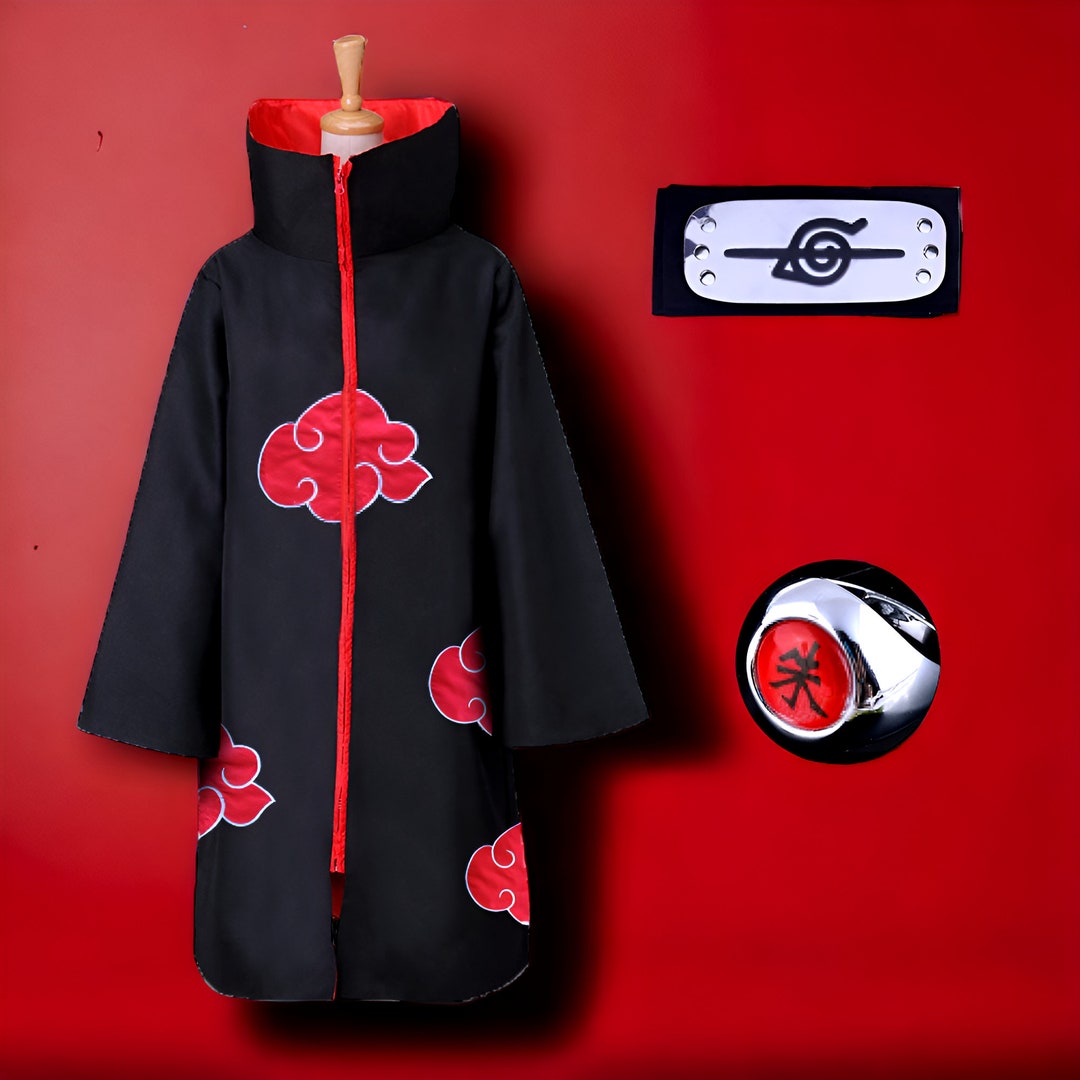 Itachi Cloak Naruto Halloween Costume Unisex Halloween Etsy Australia