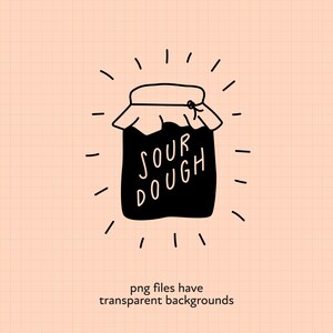 Sourdough Baking Clipart: Sourdough Era SVG Bundle (Digital Download) image 6