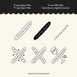 Sourdough Baking Clipart: Sourdough Era SVG Bundle (Digital Download) image 2