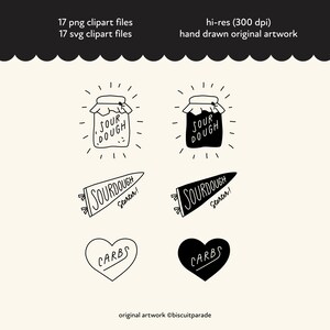 Sourdough Baking Clipart: Sourdough Era SVG Bundle (Digital Download) image 3