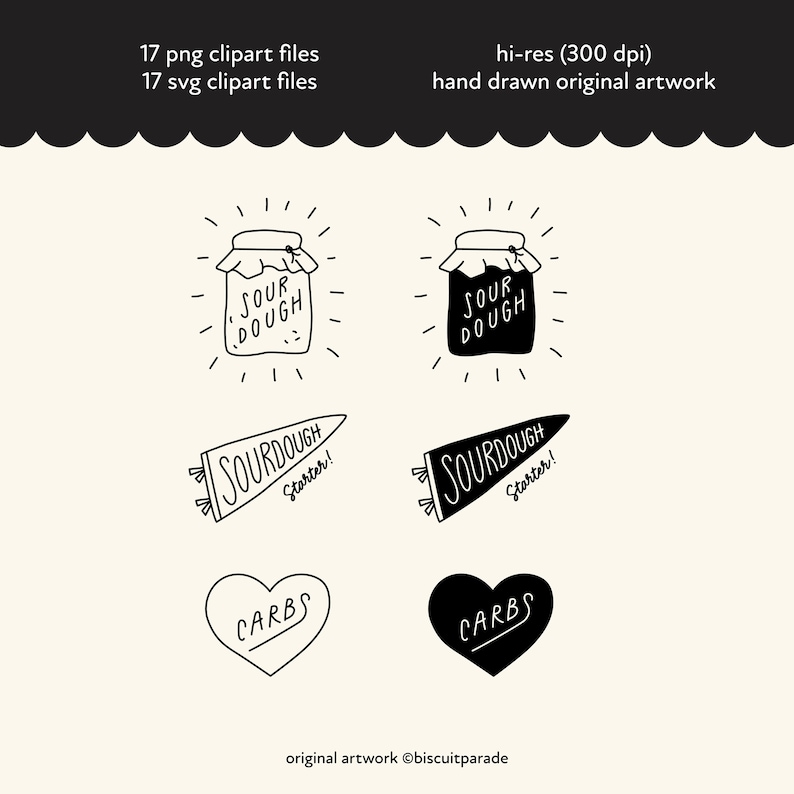 Sourdough Baking Clipart: Sourdough Era SVG Bundle (Digital Download) image 3