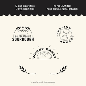 Sourdough Baking Clipart: Sourdough Era SVG Bundle (Digital Download) image 4