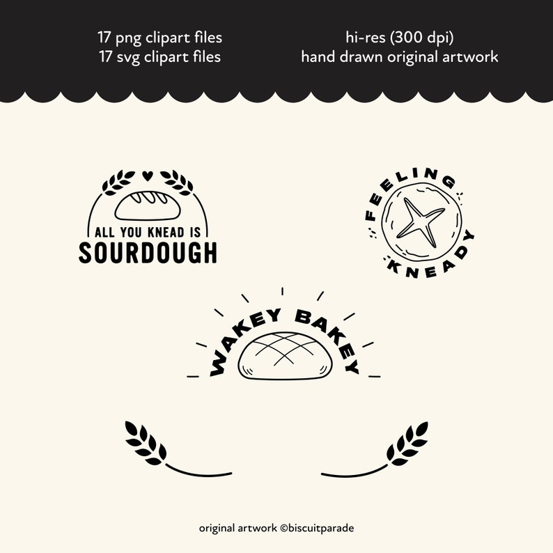 Sourdough Baking Clipart: Sourdough Era SVG Bundle (Digital Download) image 4