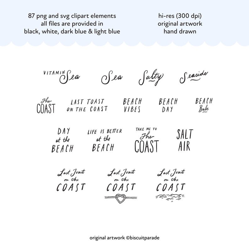 Nautical doodles for scrapbooking