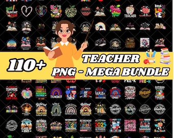 Teacher Sublimation Bundle, Teacher Shirt Png Bundle,Boho Teacher Svg Png Bundle, Teacher Png Bundle,Teacher Appreciation Bundle,Teacher Png