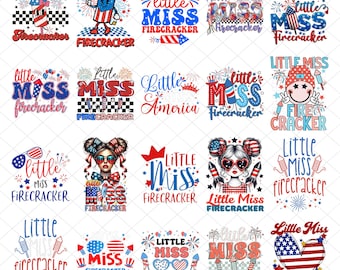 Little Miss Firecracker Png, 4th of Coquette Png, 4th July Png Kids Toddler, Girly Memorial Day, Little Mister Firecracker,American Girl Boy