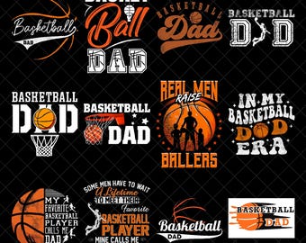 Basketball Dad PNG Bundle, Fathers Day Shirt Design, Basketball Dad PNG, Sports Dad Clipart, Tumbler Sublimation