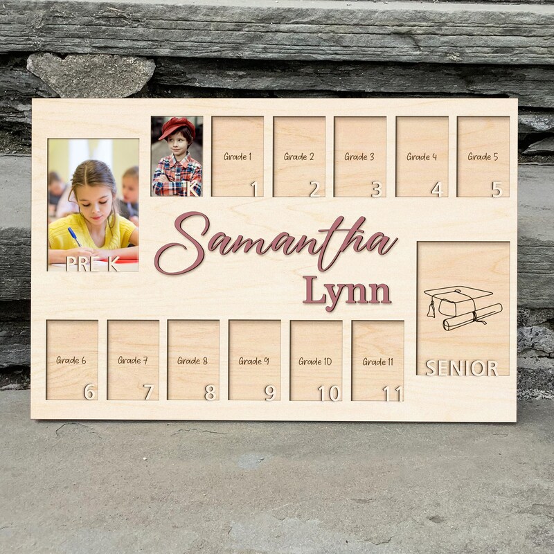 School Picture Frame - Etsy