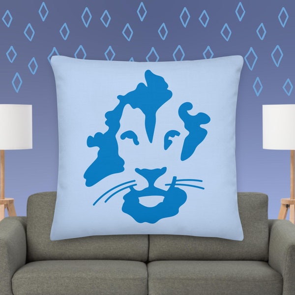 Greek Diamond Lion Premium Pillow S