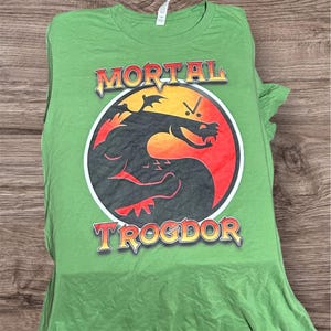 Mortal Trogdor - Unisex t-shirt DTG Printed - Strong Bad