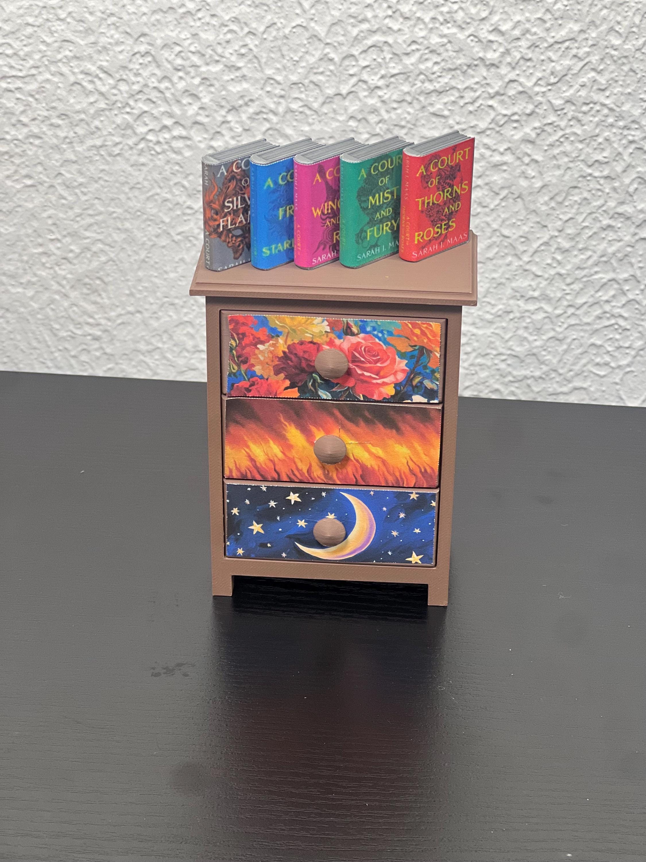 Feyre’s Dresser miniature- inspiried by ACOTAR - A Court of Thorns and Roses.