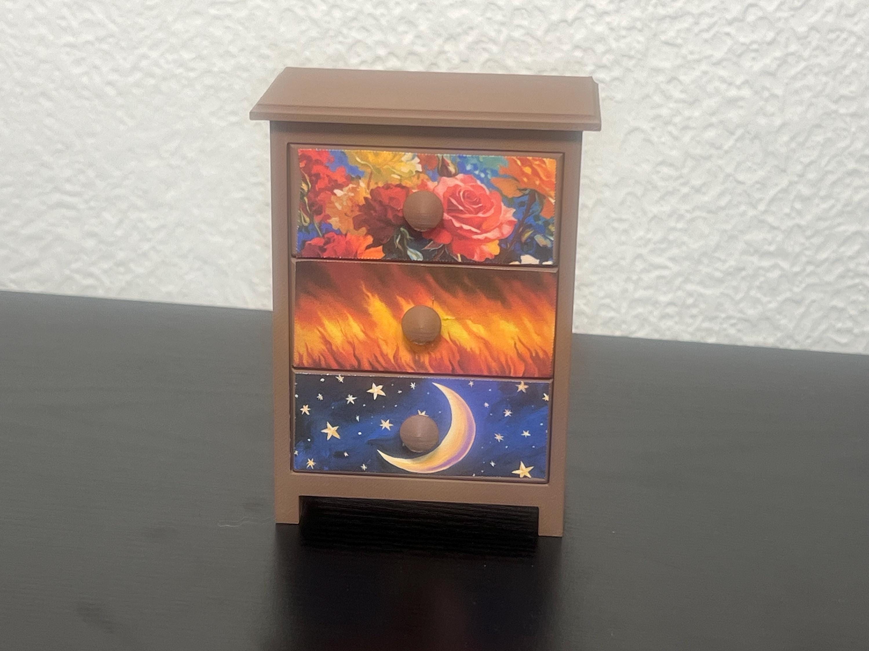 Feyre’s Dresser miniature- inspiried by ACOTAR - A Court of Thorns and Roses.