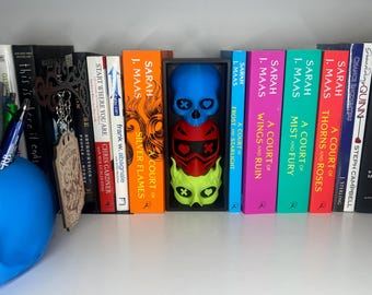 Navessa Allen inspirierte Buchecke, Into Darkness Trilogy Decor, Dark Romance Bücherregal Einsatz, Fantasy Shelf Decor, Geschenk für Buchliebhaber