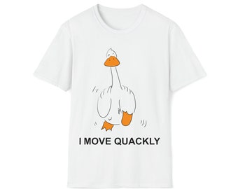 I Move Quackly - Unisex Softstyle T-Shirt