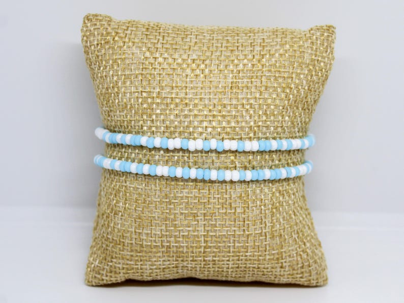 Beaded Bracelets for UNC Tar Heels Football or UNC Tar Heels Basketball Fans - UNC Tar Heels Gift for Her