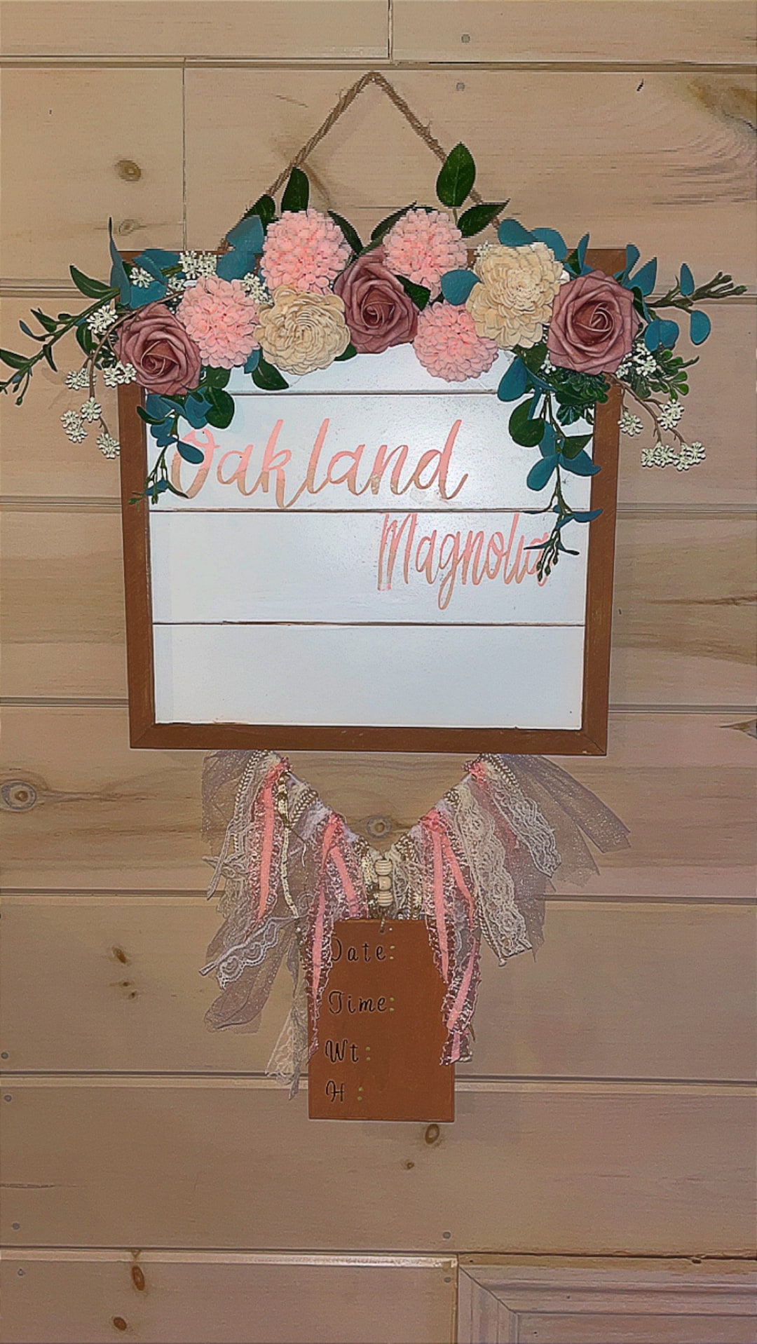 Custom Made Baby Sign - Etsy