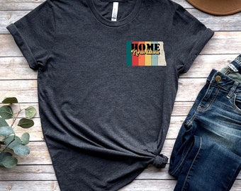 North Dakota Inspired Unisex Graphic T-shirt, Home State Shirt, North Dakota Souvenir T-shirt, ND Gift, USA Travel Shirt
