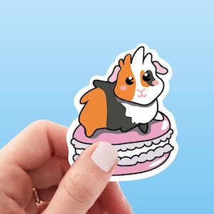 Makrone Meerschweinchen Vinyl Sticker