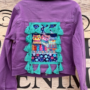 Girls&#39; Cropped Denim Jacket Size 5/6