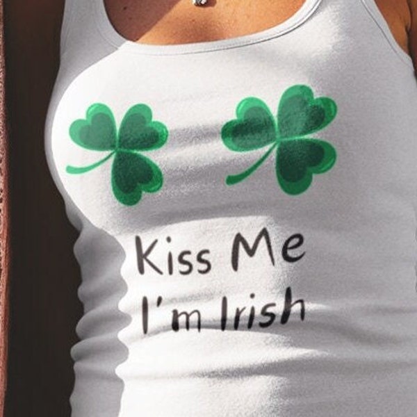 St. Patrick's Day Women's Ideal Racerback Tank