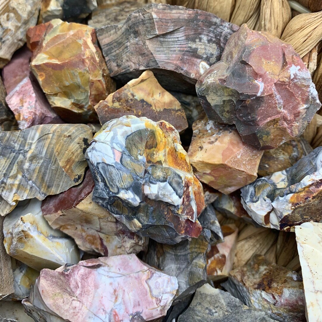 Bulk Rough Ohio Flint Rocks for Tumbling 1.5lb Mixed Bag Etsy