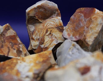 Bulk Rough Ohio Flint Rocks for Tumbling - 1.5lb Mixed Bag