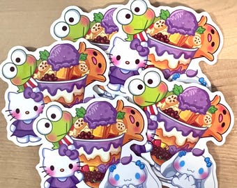 Filipino Sticker:  Kawaii Halo Halo