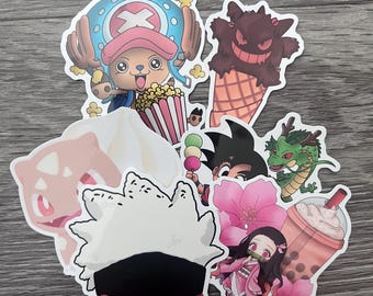 Anime Food Stickers