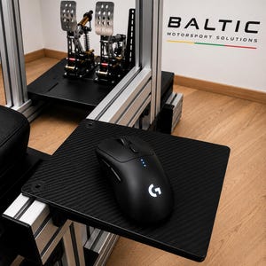Alfombrilla de ratón para simuladores de carreras - Diseño personalizado de plástico impreso en 3D
