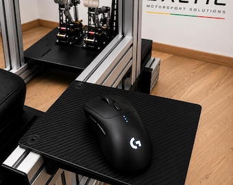Sim Racing Mouse Pad - Custom 3D Printed Plastic Design
