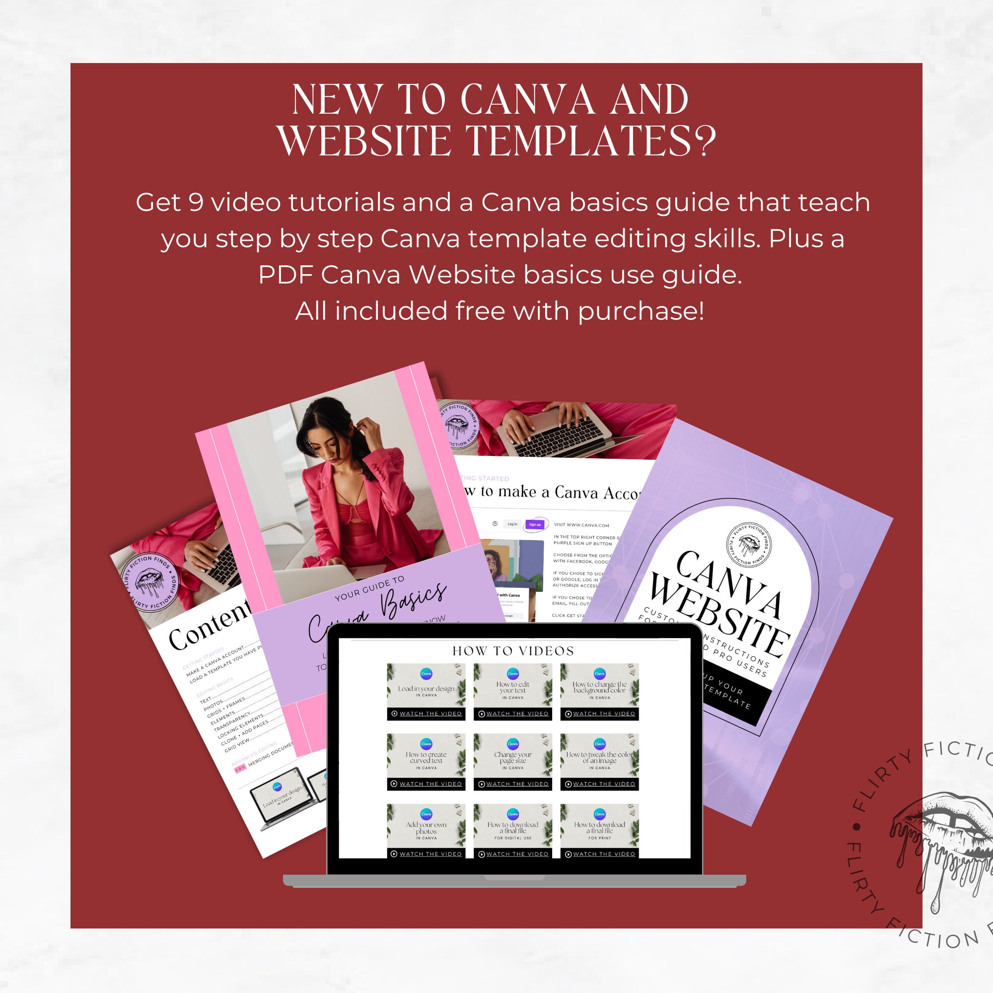 Canva Website Template for Authors Website Theme Romance Author Fantasy ...