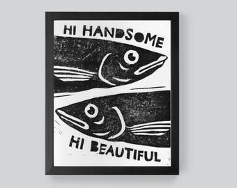 Two Fish Passing In The Night