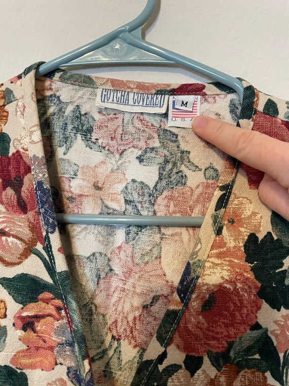Vintage Gotcha Covered Matching Set, Vest and sho… - image 4
