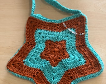 The Life of a Showgirl - Taylor Swift Inspired - Crochet Star Bag