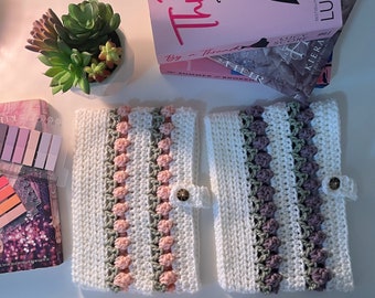 Crochet tulip book sleeves